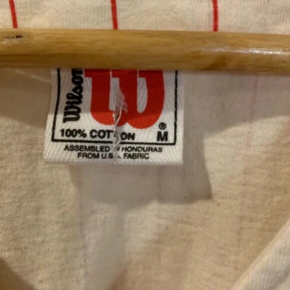 Wilson Red and White Baseball Jersey - Picture 3 of 5